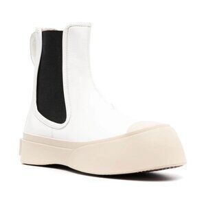 Marni Pablo white leather Chelsea boots sz. 41/ US 11